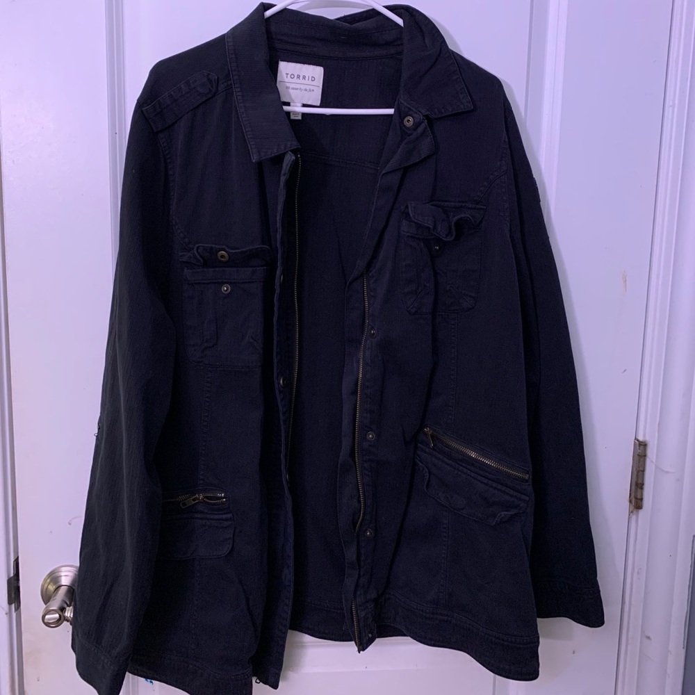 Torrid black beaded jacket